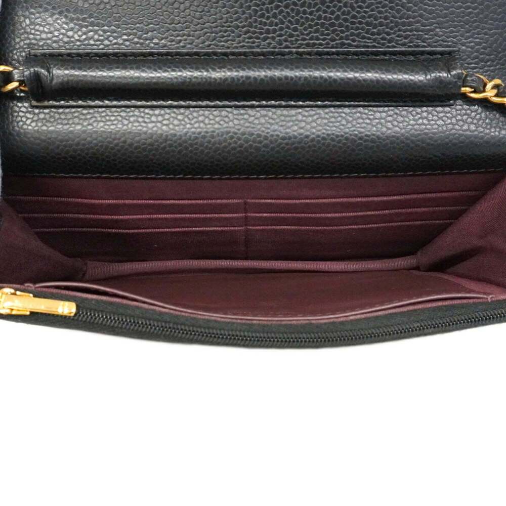 CHANEL Black Caviar Leather Wallet - Picture 4 of 8
